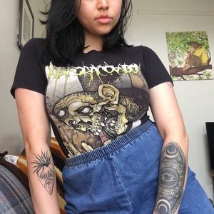 Job For A Cowboy metal band tshirt